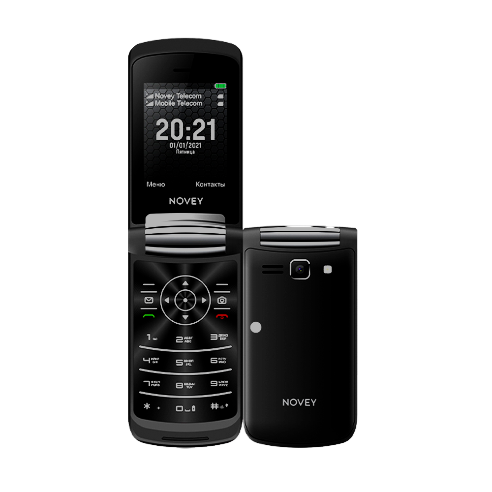 Mobil telefon Novey A77 Black